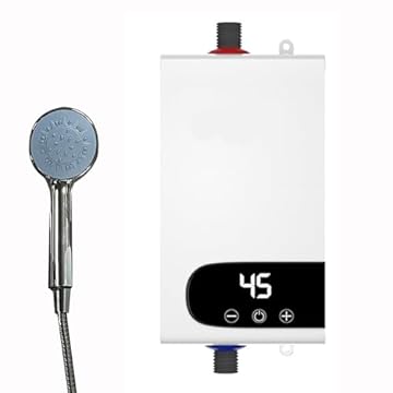 best portable electric hot water heater shower system
