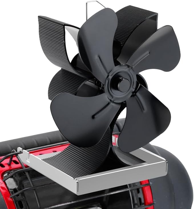 miaton heat powered wood stove fan review