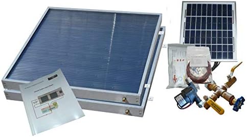 2 Panel Standard SW-38 Hybrid Solar Water Heater Kit- Single Row Installation