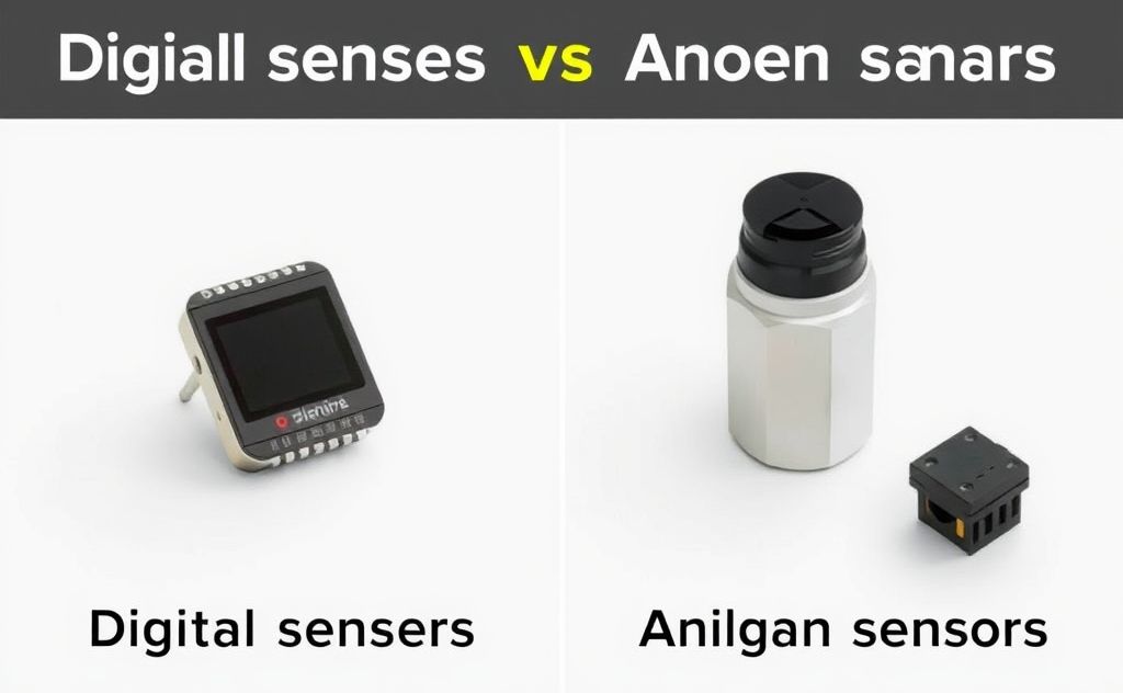 Digital sensors and analog sensors comparison