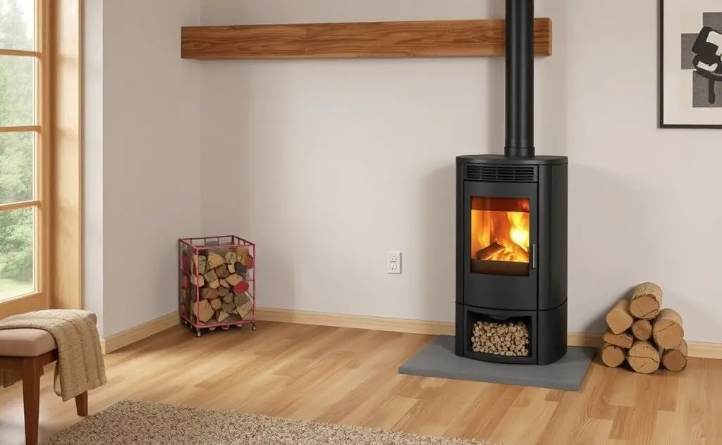 Hot Blast 6040 powerful wood pellet stove