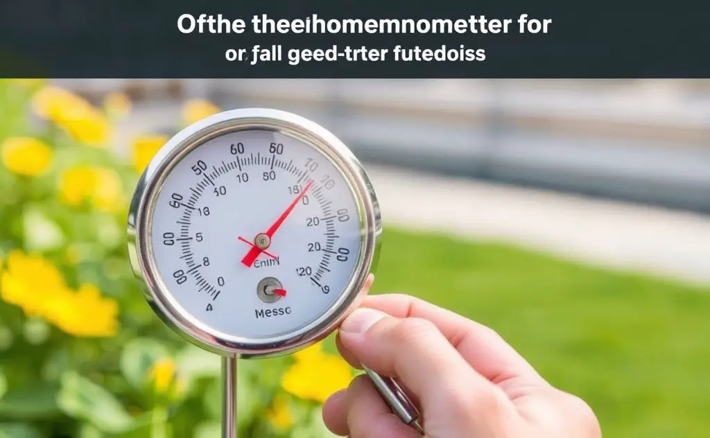 Optimal thermometer placement for outdoor readings