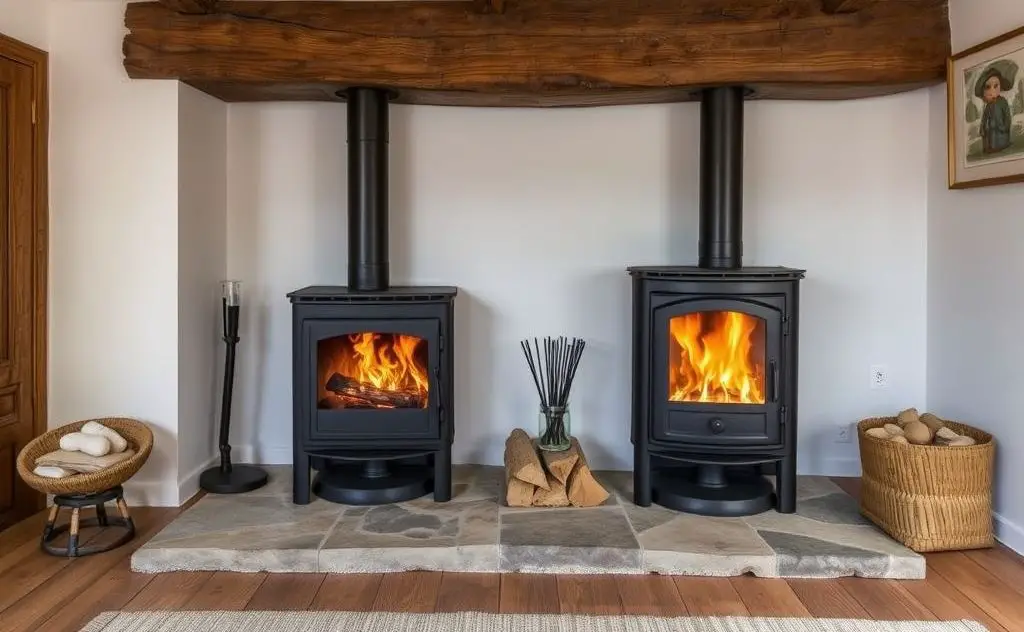 Largest wood burning stove with strong design