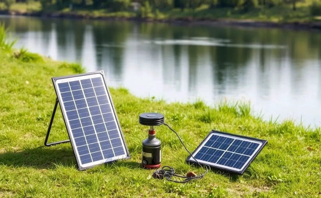 Portable solar heater for outdoor camping