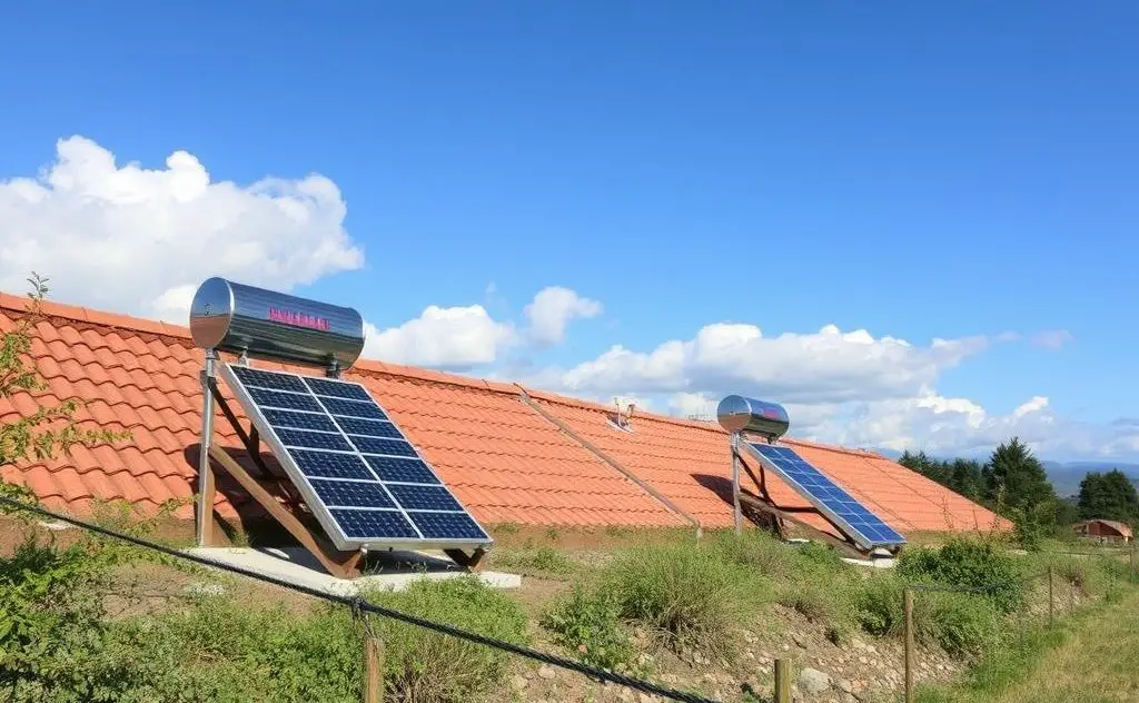 Small solar heaters for efficient energy use