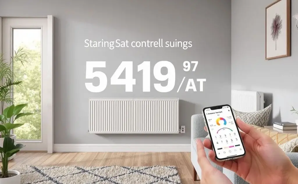 Significant savings with remote heating control