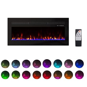 best wall mounted fireplace heater