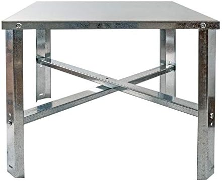 Eastman 24 Inch Water Heater Stand with Screws, 75 to 100 Gallons Load Rate, 86279