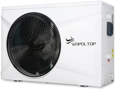 WOPOLTOP 100,000 BTU Full DC Inverter Pool Heat Pump for Swimming Pools, Dual Function of Heating and Cooling, 30KW Electric Pool Heater with WiFi Smart Control via APP, 220-240V, up to 26,000 Gallons