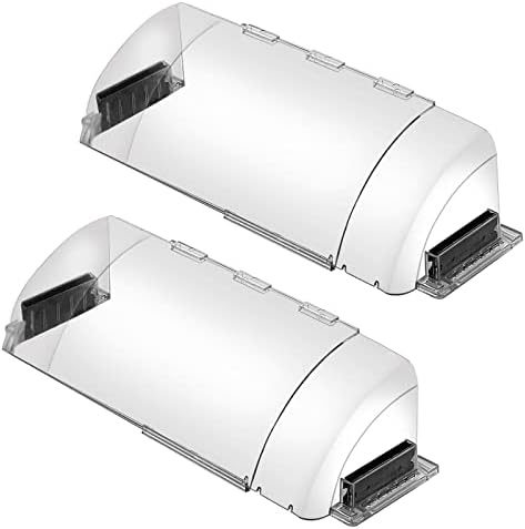 2 Pack Air & Heat Deflector for Vents, Sidewalls and Ceiling Registers, Adjustable from 8.5" to 15"