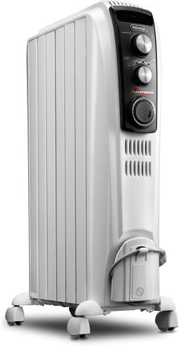 1,500 Watt Portable Electric Radiant Radiator Heater with Mechanical Controls