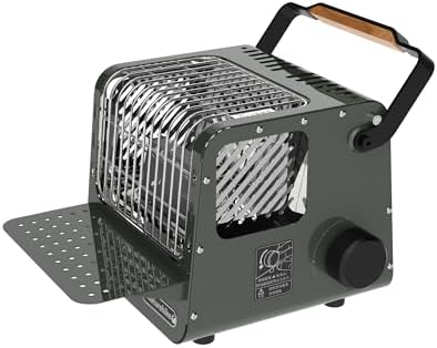 Naturehike Portable 3-in-1 Camping Heater, 3750 BTU Butane Tent Heater with Insulated Shelf & Handle