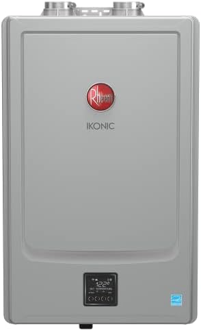 Rheem IKONIC RECTGH-SR11iN Super High Efficiency Condensing Tankless Natural Gas Water Heater with Recirculation, 11.2 GPM