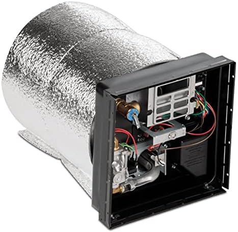 Dometic WH-6GEA RV Gas and Electric Water Heater - 12 Volt 6 Gallon Silver Burner-Quick Heating Burner System for Indoor Installation