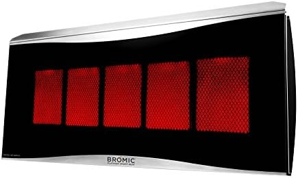 Bromic Heating BH0110003-1 Smart-Heat Platinum 500 Radiant Infrared Patio Heater, Natural Gas, 39800 BTU