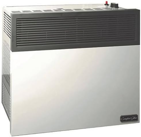 Comfort Glow 17,000 BTU Direct Vent Natural Gas Wall Heater, Gray, Large