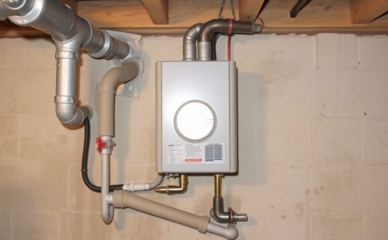 can you vent a gas furnace through a wall