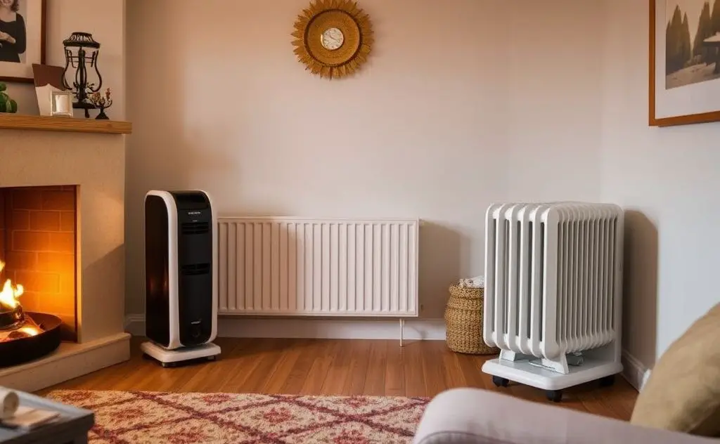 Delonghi Radiant Heater in a cozy living room