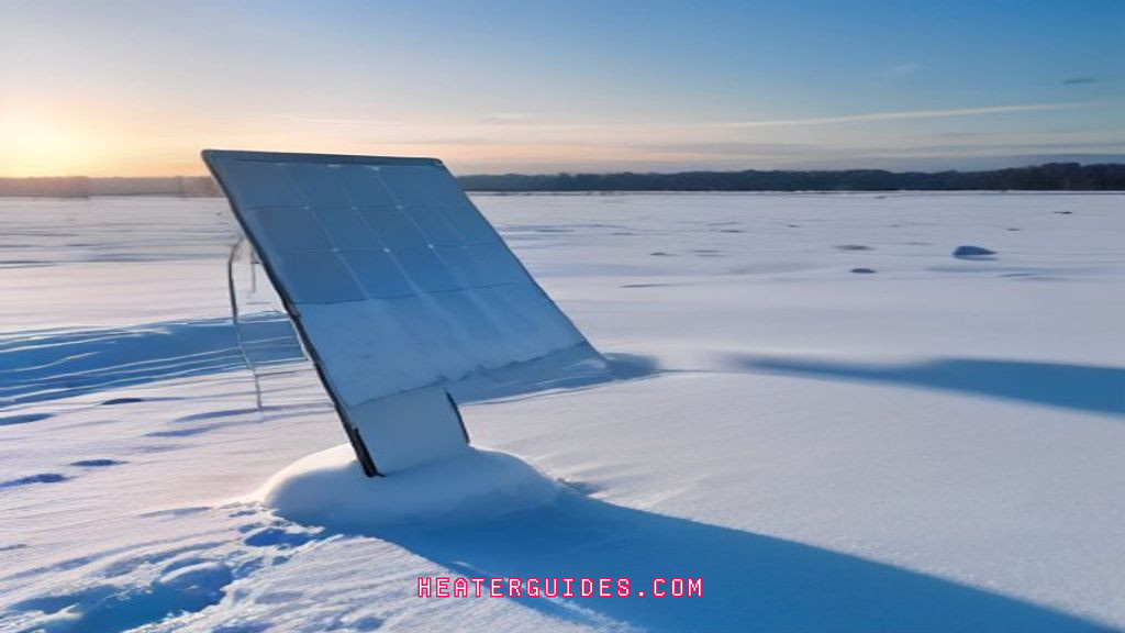 do solar panels have heaters to melt snow