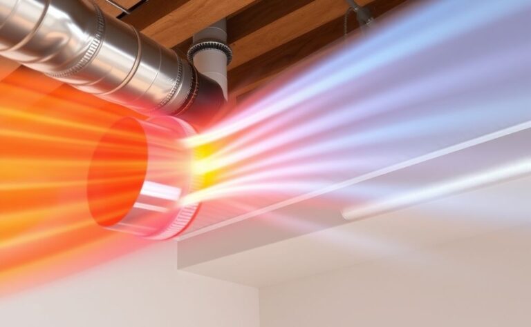 how does a ducted central heater work