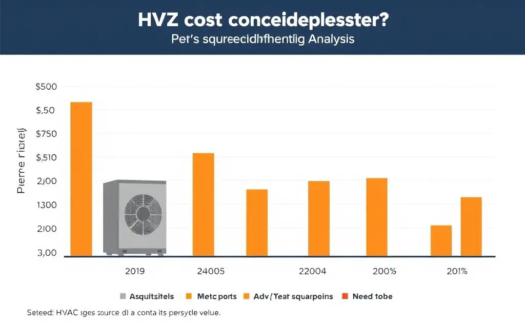 HVAC cost breakdown per square foot analysis