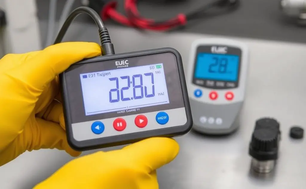 Calibrate temperature devices regularly for accuracy