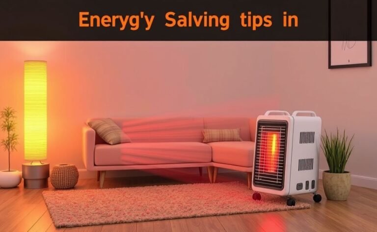 how to save energy with an infrared portable heater