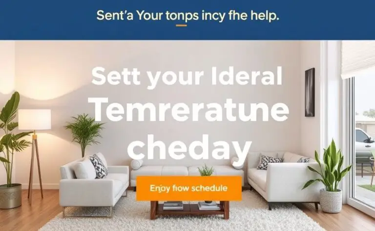 how to set home temperature schedules