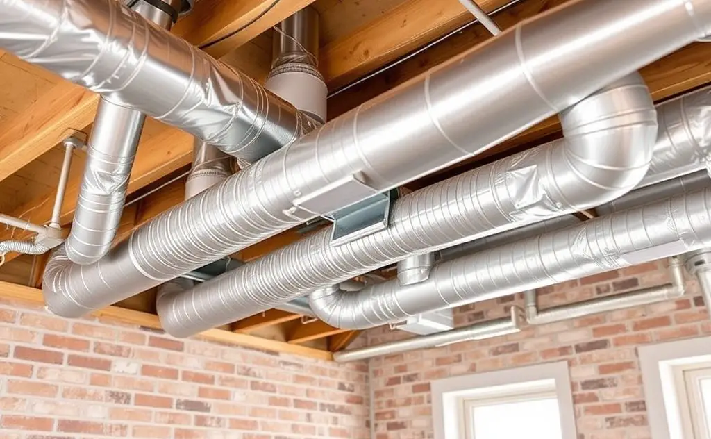Ductwork design for efficient heat pump use