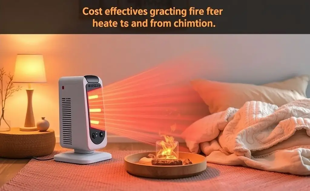 Cost-effective space heater for cozy warmth