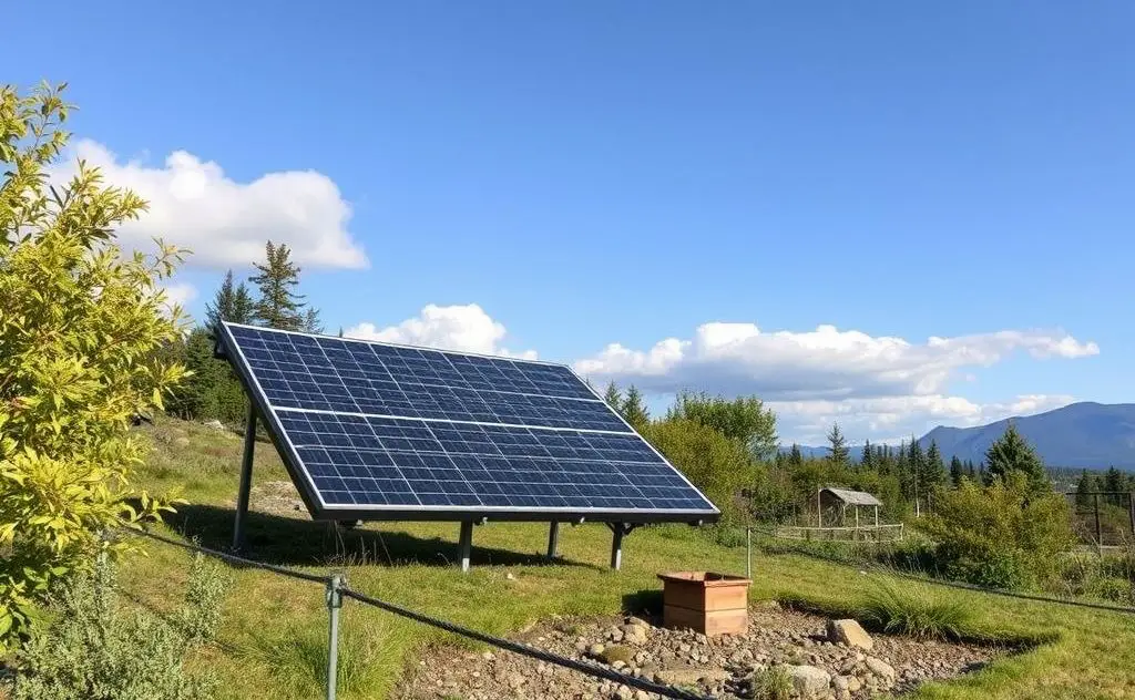 Compact solar heater for cozy spaces