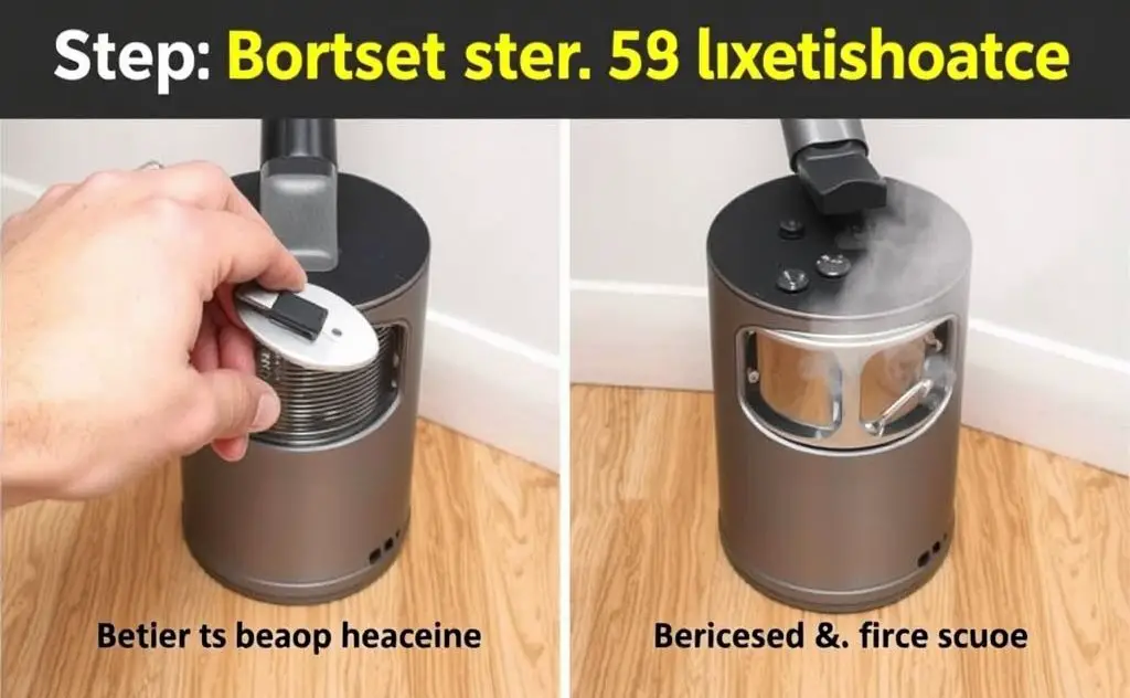 Step by step fixes for smoking heater