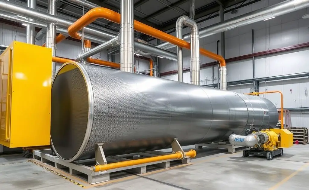 Heat recovery methods for industrial temperature