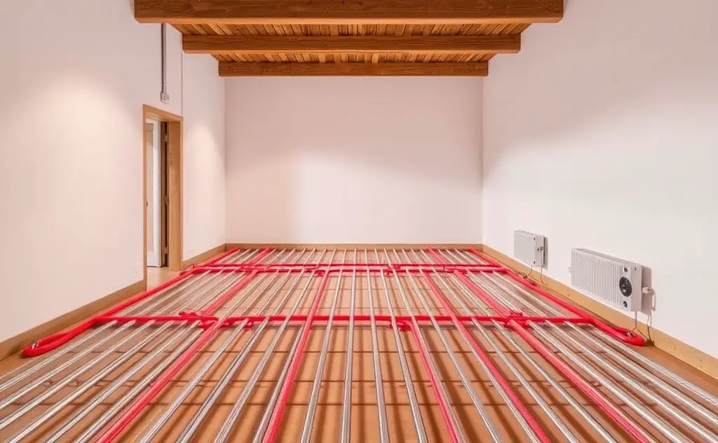 Economic advantages of radiant heating systems