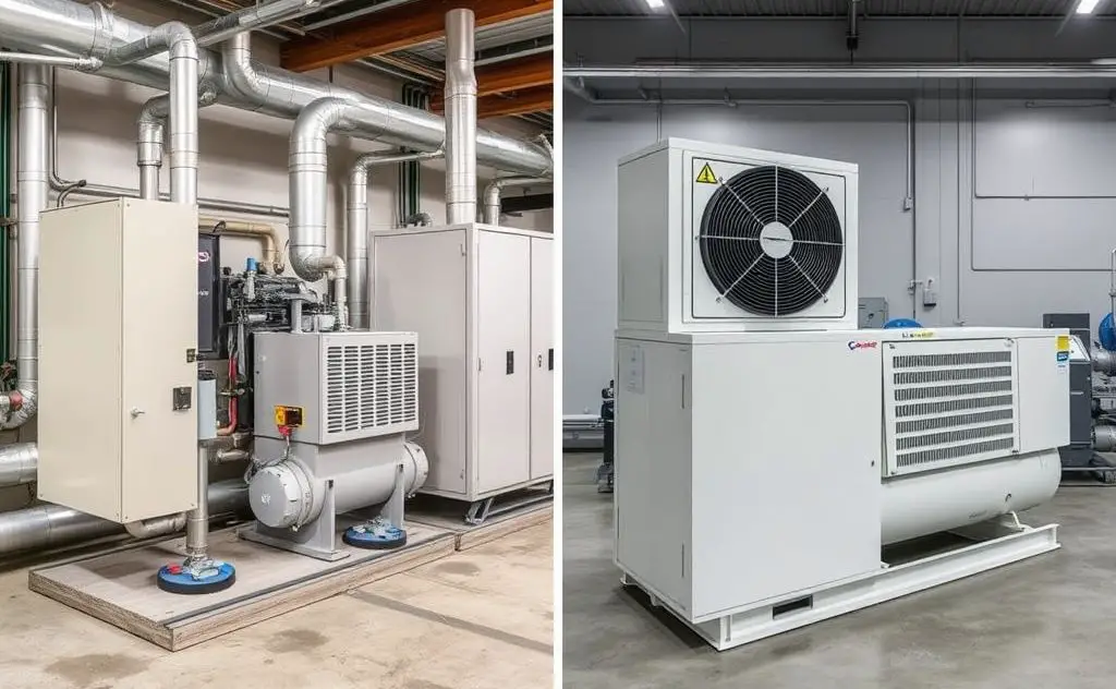 Compare HVAC systems and chillers side by side