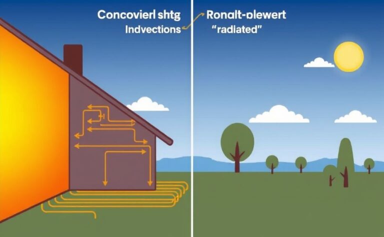 whats the difference between convection and radiant heating