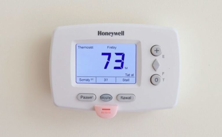 why did my honeywell thermostat go blank