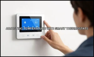 Adjusting temperature with smart thermostats