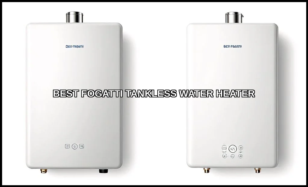 Best fogatti tankless water heater