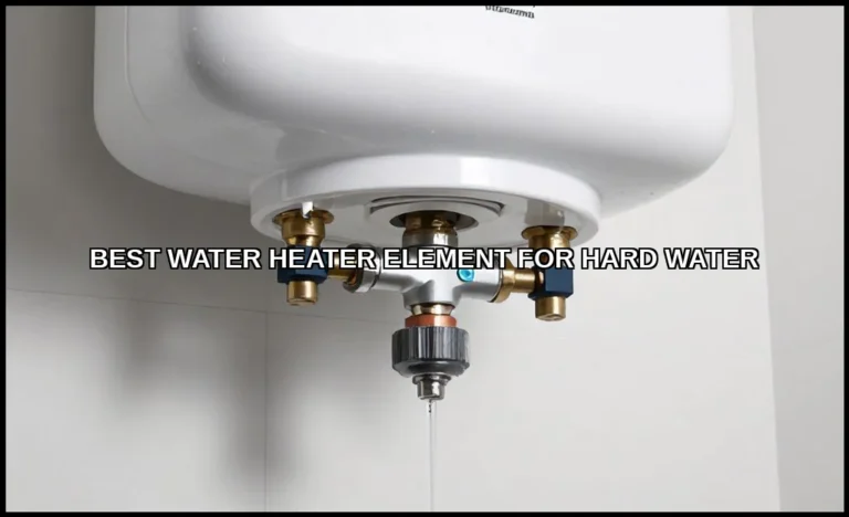Best water heater element for hard water