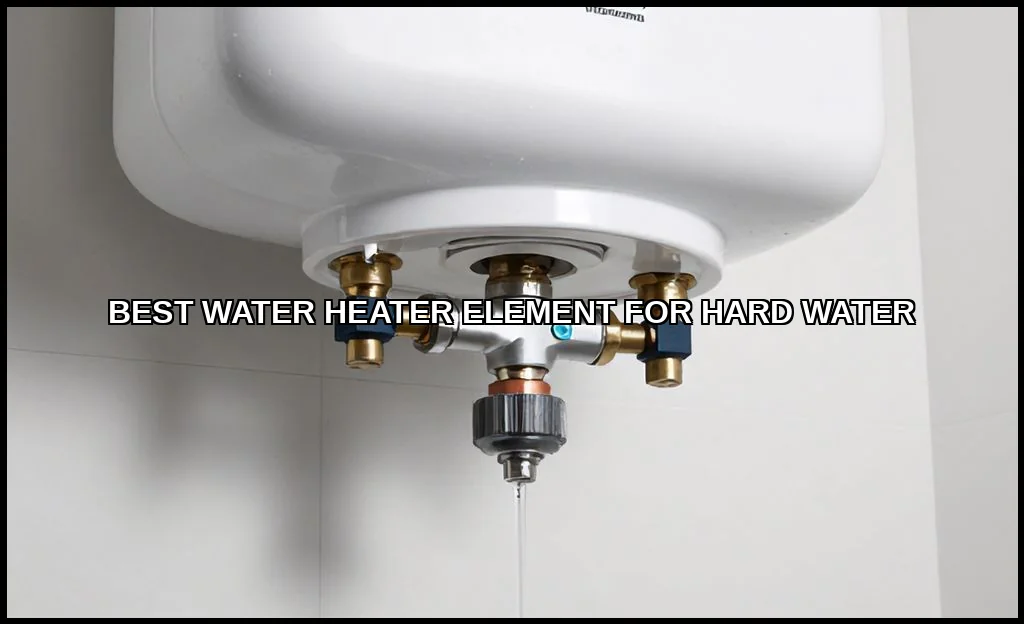 Best water heater element for hard water
