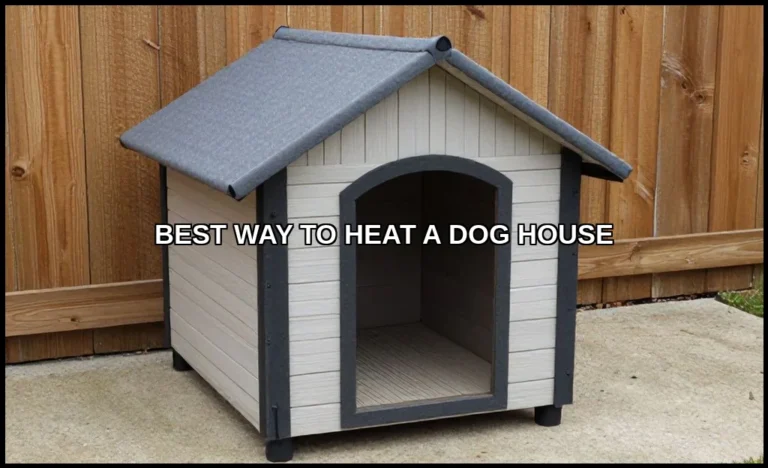 Best way to heat a dog house