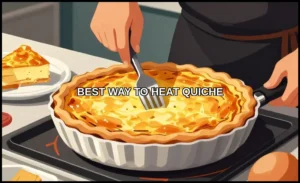 Best way to heat quiche
