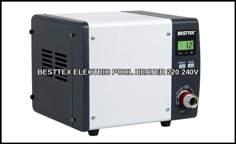 Besttex electric pool heater 220 240v