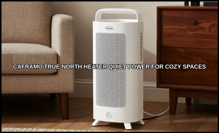 Caframo true north heater quiet power for cozy spa
