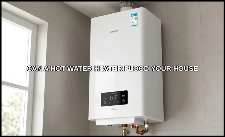 Can a hot water heater flood your house