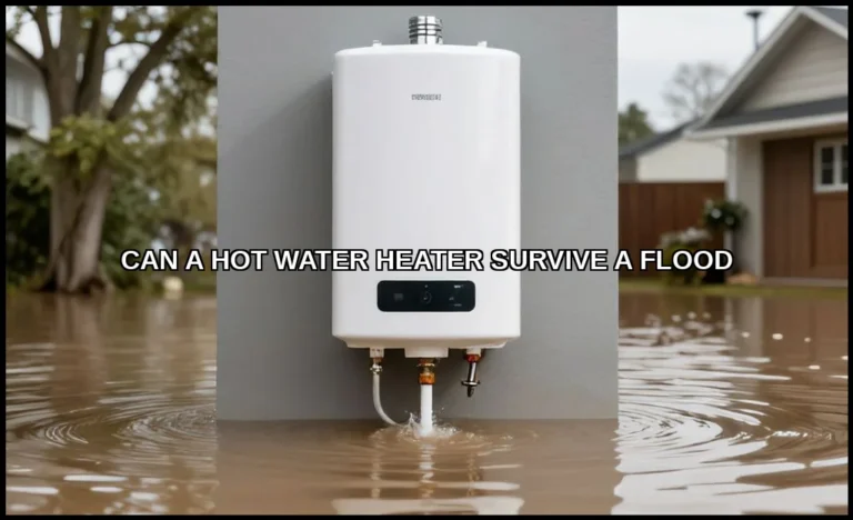 Can a hot water heater survive a flood