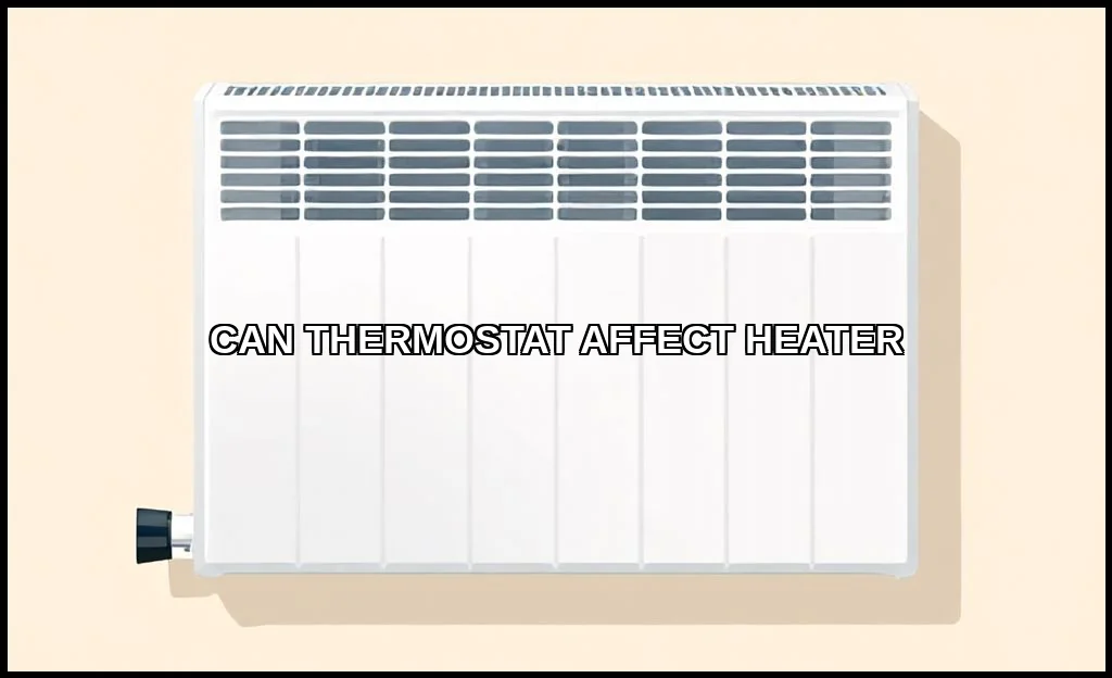 Can thermostat affect heater