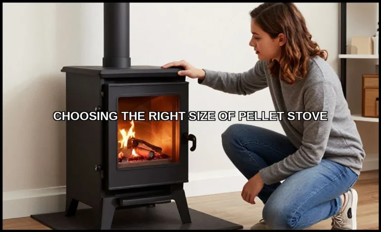 Choosing the right size of pellet stove