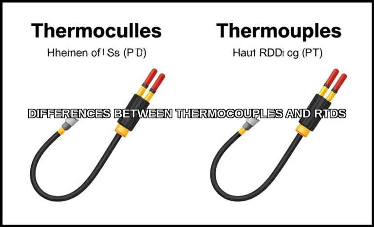 Differences between thermocouples and rtds